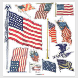Vintage American Flags