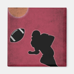 Vintage American football game design Magnet