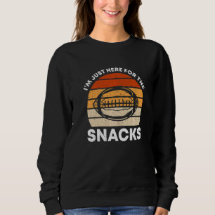 Vintage American Football I Am Just Here For The S Sweatshirt