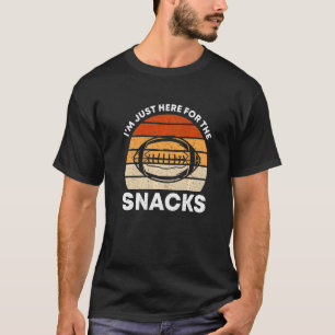 Vintage American Football I Am Just Here For The S T-Shirt