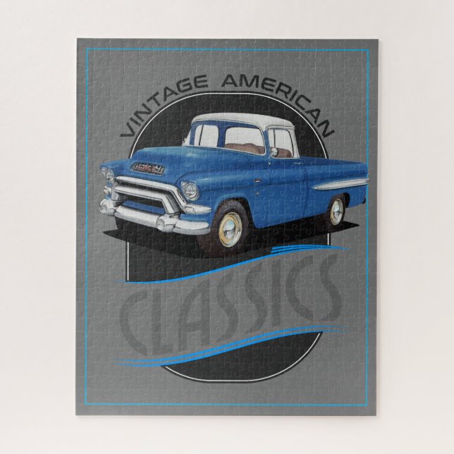 Vintage American GMC Jigsaw Puzzle (Vertical)