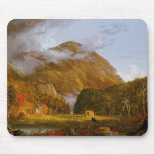 Vintage American landscape painting "A View of the Mouse Pad