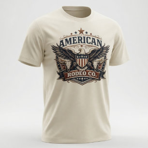 Vintage American Rodeo Co Patriotic T-Shirt