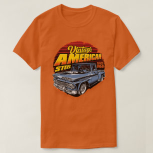 Vintage American Steel Classic Pickup Truck T-Shirt
