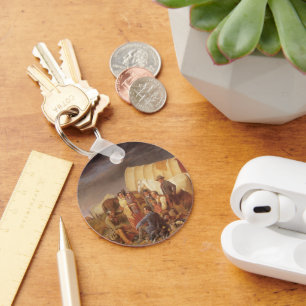 Vintage American West, Advice on Prairie by Ranney Key Ring