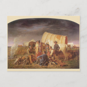 Vintage American West, Advice on Prairie by Ranney Postcard