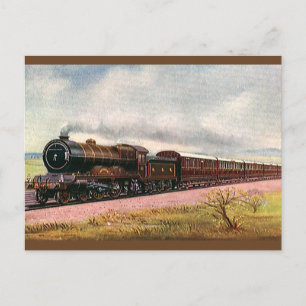 Vintage American West, Western Frontier Train Postcard