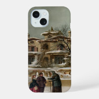 Vintage American Winter Christmas Scene