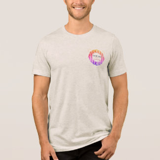 Vintage Americana 4th of July Patriotic Badge Tri-Blend Shirt