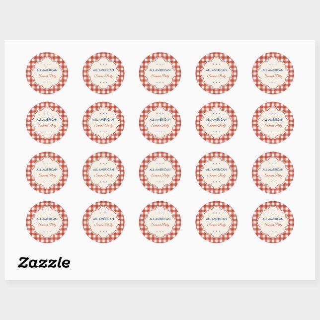 Vintage Americana Patriotic Sticker (Sheet)