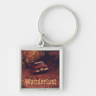 Vintage Americana Wanderlust Key Ring
