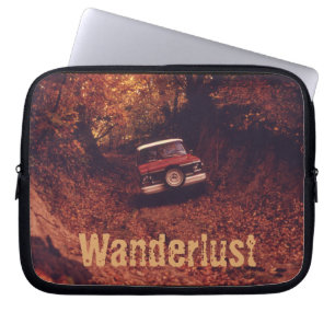 Vintage Americana Wanderlust Laptop Sleeve