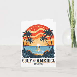 Vintage America's Gulf Beach Funny Gulf Of Usa Ame Card