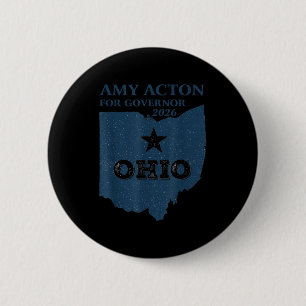 Vintage Amy Acton For Governor Of Ohio 2026 6 Cm Round Badge