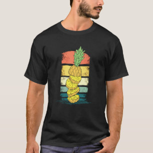Vintage Ananas Pineapple And Tropical Fruits Hawai T-Shirt