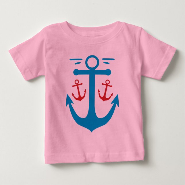 Vintage Anchor Baby T-Shirt (Front)