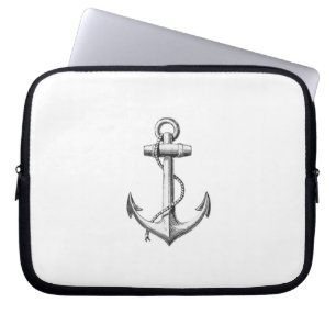 Vintage Anchor laptop sleeve