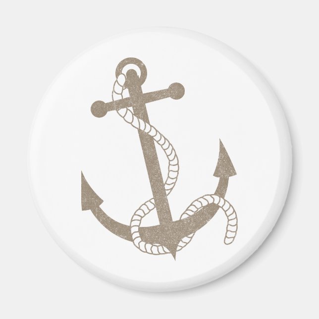Vintage Anchor Magnet (Front)