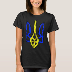Vintage Ancient Tryzub Ukrainian Symbol Ukraine Fl T-Shirt