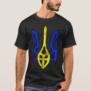 Vintage Ancient Tryzub Ukrainian Symbol Ukraine Fl T-Shirt
