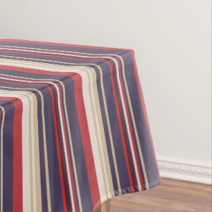 Vintage and Bold Inspired Stripes Tablecloth
