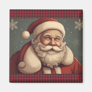 Vintage and Traditional Santa Claus Magnet