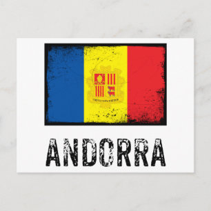 Vintage Andorra Postcard