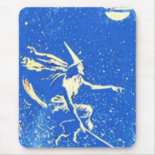 Vintage Andrew Lang Blue Fairy fairytale mouse pad