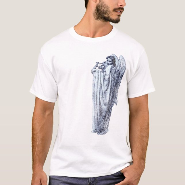 Vintage Angel-Distressed T-Shirt (Front)