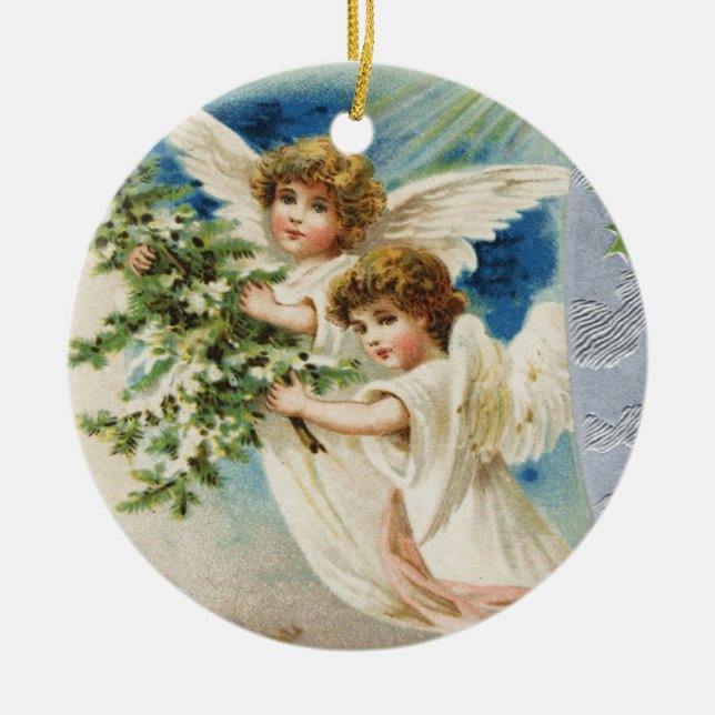 Vintage Angel Ornament (Front)