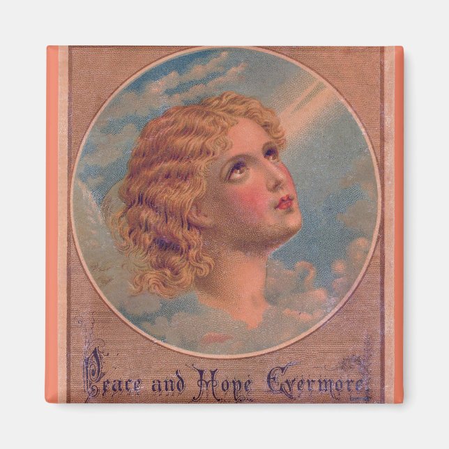 Vintage Angel Pastel Magnet (Front)