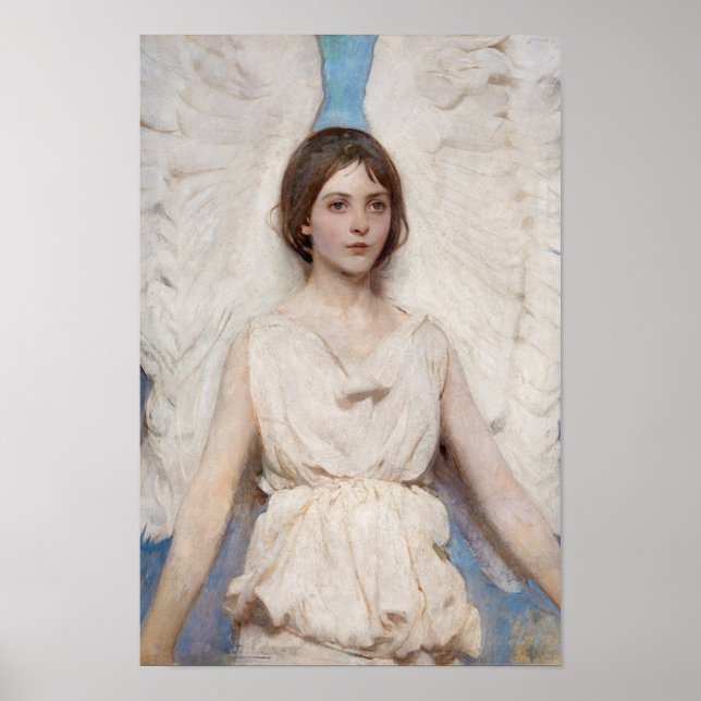 Vintage Angel Print - Abbott Handerson Thayer (Front)