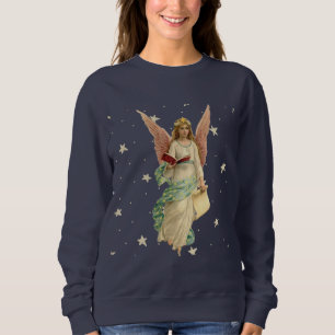 Vintage Angel with Stars Sweatshirt