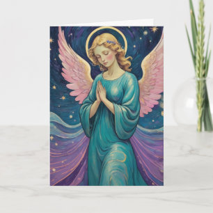 Vintage Angel Xmas - Add Your Message Card