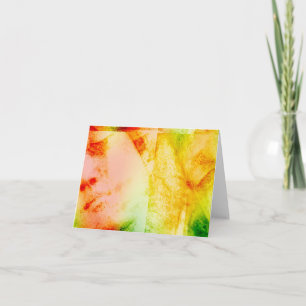 Vintage Angelic Statue Face Grunge Note Card. Holiday Card