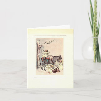 Vintage Angels Christmas Card