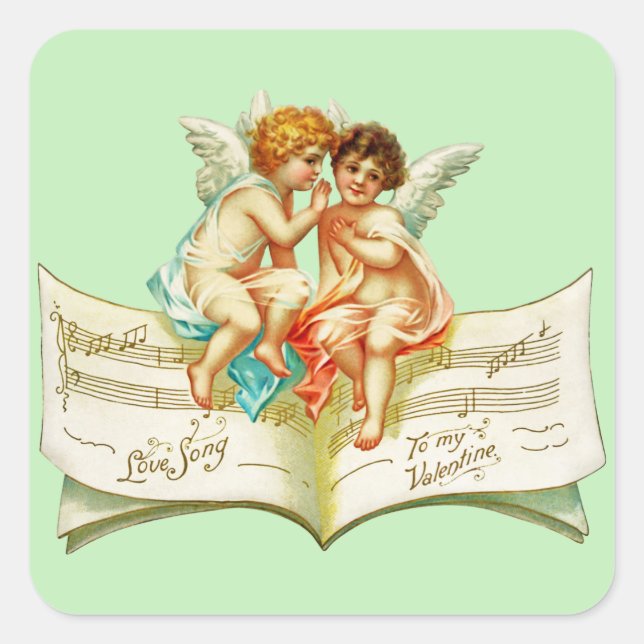 vintage angels stickers (Front)