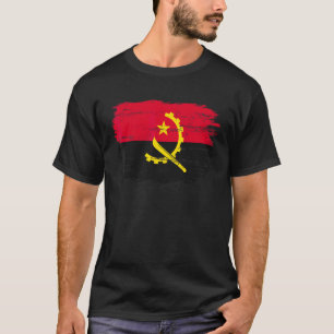 Vintage Angola Flag For Angolan T-Shirt