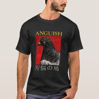 Vintage Anguish Pigeon Japanese T-Shirt
