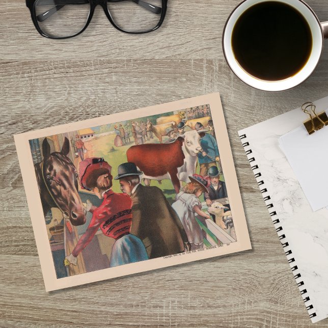 Vintage Animal Fair Farm Ephemera Postcard (Creator Uploaded)