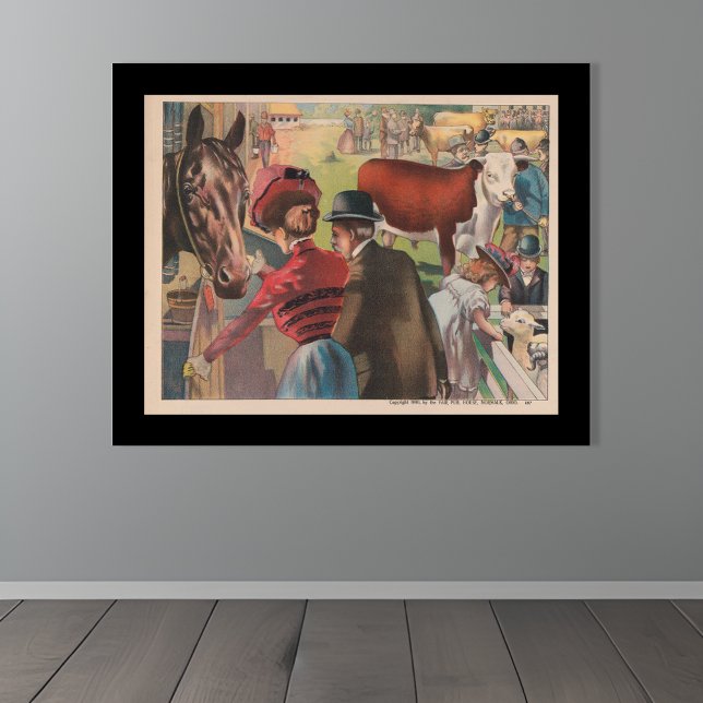 Vintage Animal Fair Farm Ephemera  Poster (Creator Uploaded)