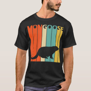 Vintage Animal Mongoose Print T-Shirt