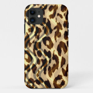 Vintage animal print fur skin of leopard Case-Mate iPhone case