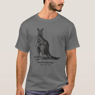 Vintage Animal Retro Wildlife Kangaroo T-Shirt