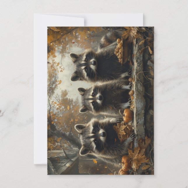 Vintage Animal Scenes Card (Front)