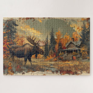Vintage Animal Scenes Jigsaw Puzzle