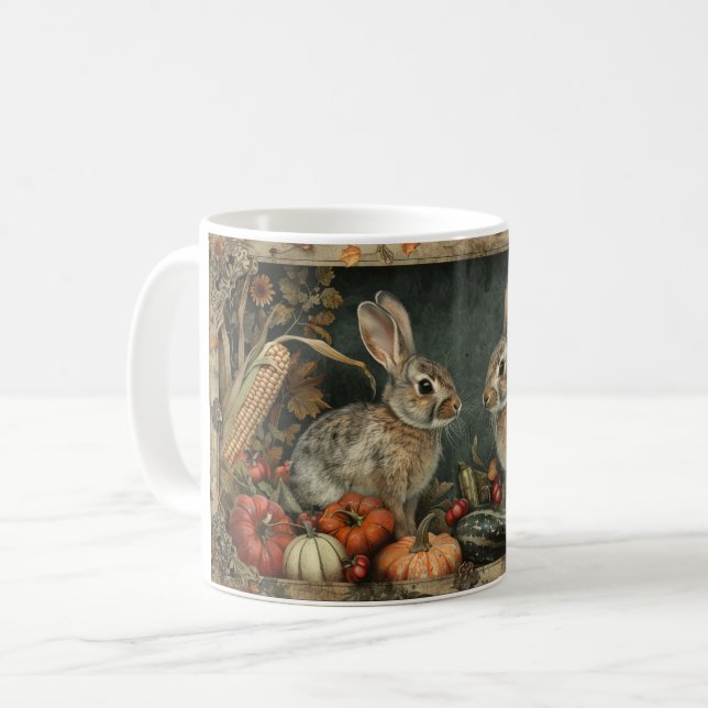 Vintage Animal Scenes Mug (Front Left)