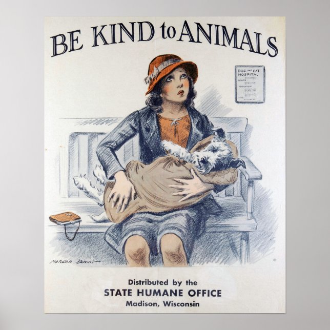 Vintage Animal Welfare Poster (Front)