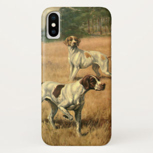Vintage Animals, English Pointer Hunting Dogs Case-Mate iPhone Case