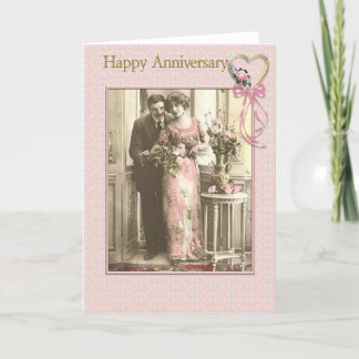 Vintage Anniversary Card